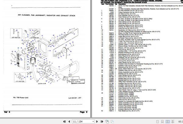 New Idea Uni Power Unit 708 Parts Catalog 986161 2