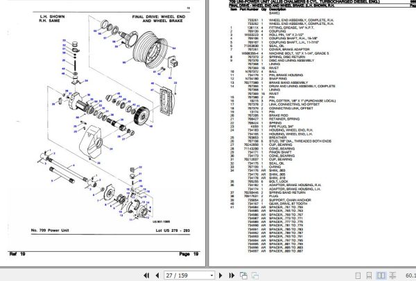 New Idea Uni Power Unit 709 Parts Catalog 986171 3