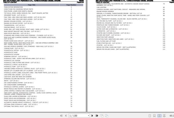 New Idea Uni Power Unit 800 Parts Catalog 986269 1