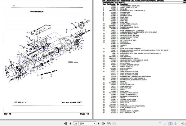 New Idea Uni Power Unit 800 Parts Catalog 986269 3