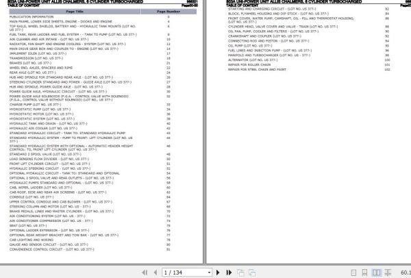 New Idea Uni Power Unit 803A Parts Catalog 986321 1