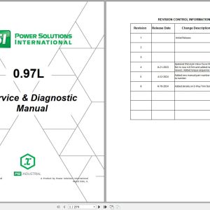 PSI Engine 2024 Operators Service Diagnostics Manual Collection 1