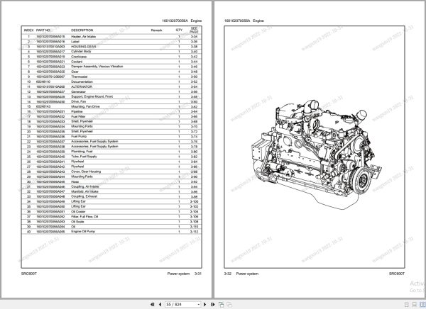 Sany Crane SRC600T Parts Book RC0060CC0013 2