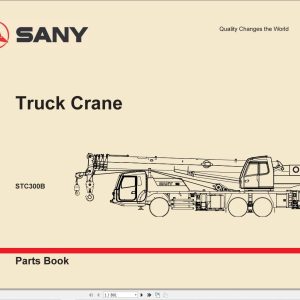 Sany Crane STC300B Parts Catalog 13TC20302712CKD 1