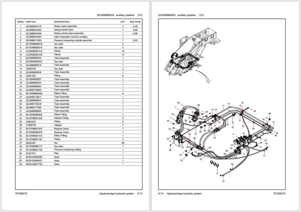 Sany Machinery Shop Parts Operators Manual Diagrams Collection 4
