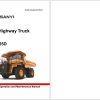 Sany Machinery Shop Parts Operators Manual Diagrams Collection 5