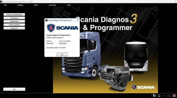 Scania SDP3 2.64.1 Truck and Bus Remote Installation