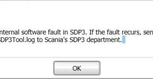 Scania SDP3 Bug Fix Error Solution 4 1