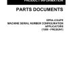 Spra Coupe Applicators Parts Documents AG332255 1