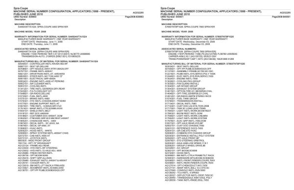 Spra Coupe Applicators Parts Documents AG332255 3