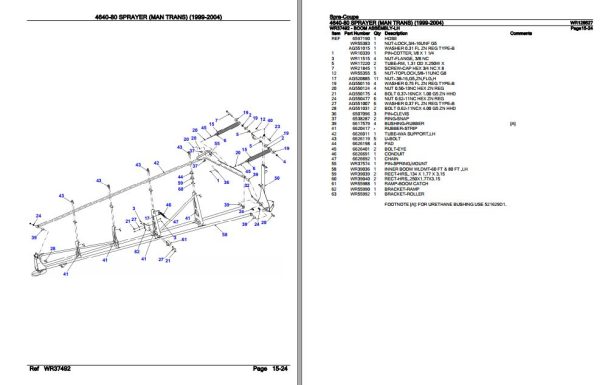 Spra Coupe Sprayer 4440 80 Parts Catalog WR128526 2