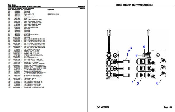Spra Coupe Sprayer 4440 80 Parts Catalog WR128526 3