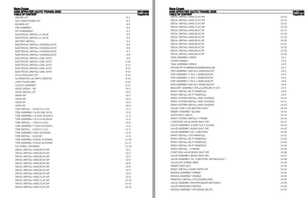 Spra Coupe Sprayer 4450 Parts Catalog WR128686 1