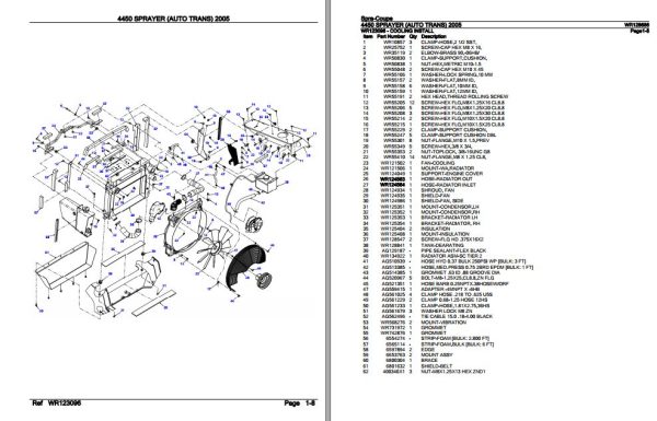 Spra Coupe Sprayer 4450 Parts Catalog WR128686 3