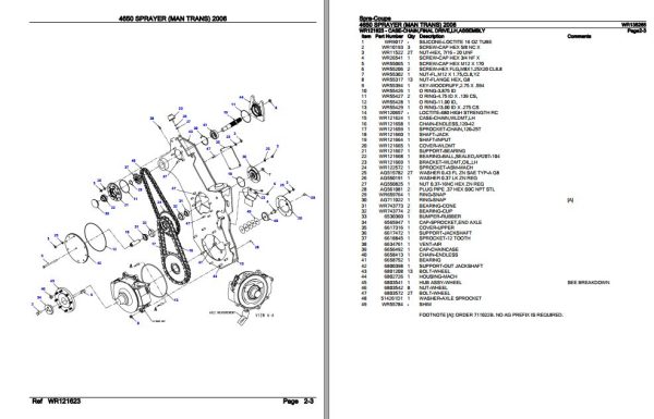 Spra Coupe Sprayer 4650 Parts Catalog WR135265 3