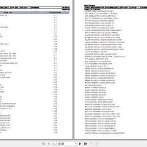 Spra Coupe Sprayer System 7450 7650 Parts Catalog 507547D1 1