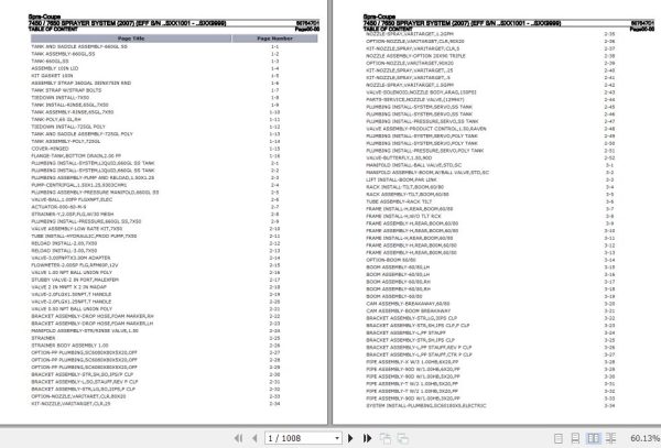 Spra Coupe Sprayer System 7450 7650 Parts Catalog 507547D1 1