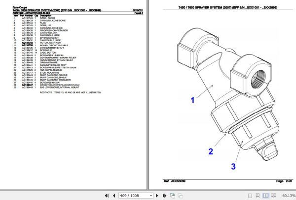 Spra Coupe Sprayer System 7450 7650 Parts Catalog 507547D1 3