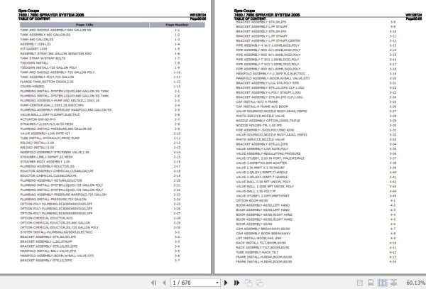 Spra Coupe Sprayer System 7450 7650 Parts Catalog WR128724 1
