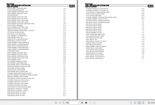 Spra Coupe Sprayer System 7450 7650 Parts Catalog WR136107 1