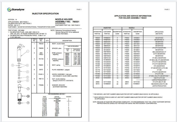 Stanadyne SSI8 2023 Injection Pump Specification Part Manual 3