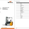 Still Forklift PDF 2025 Spare Parts Catalog 1