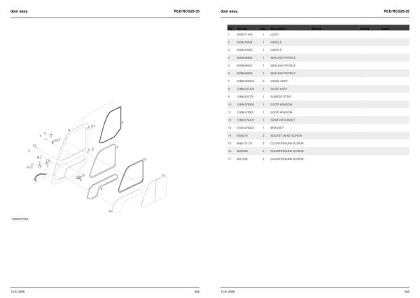 Still Forklift RCD 25 RCG 25 RCD 30 RCG 30 RCD 35 RCG 35 Spare Parts Catalog 54028010001 2