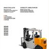 Still Forklift RCD40 RCD45 RCD50 RCG40 RCG45 RCG50 Spare Parts Catalog 54038010002 1