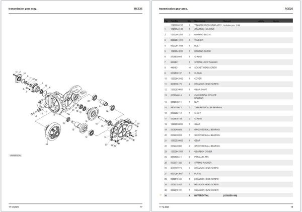 Still Forklift RCE 25 Spare Parts Catalog 54028010000 2