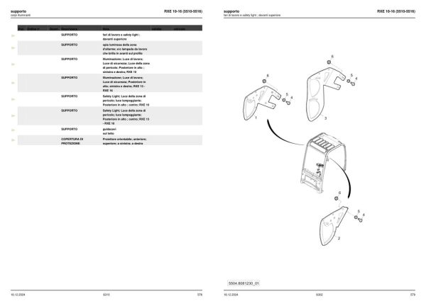Still Forklift RX50 10 RX50 13 RX50 15 RX50 16 Spare Parts Catalog 55048010002 IT 2