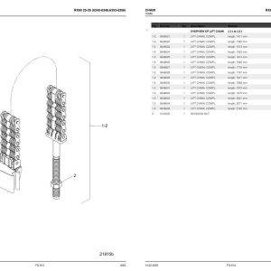 Still Forklift RX60 25 RX60 30 RX60 35 Spare Parts Catalog 56338010000 2