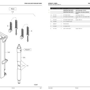 Still Forklift RX60 35 RX60 40 RX60 45 RX60 50 Spare Parts Catalog 0171324 2