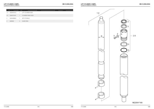 Still Order Picker MX X Series Spare Parts Catalog 52318010100 2