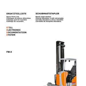 Still Stacker FM X10 25 Spare Parts Catalog 51908010000 1