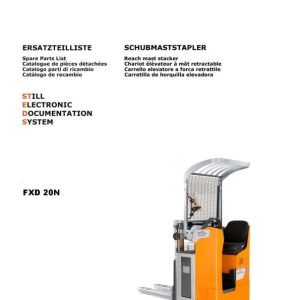 Still Stacker FXD20N Spare Parts Catalog 1