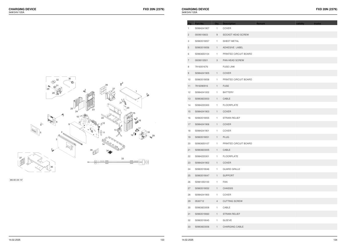 Still Stacker FXD20N Spare Parts Catalog 2