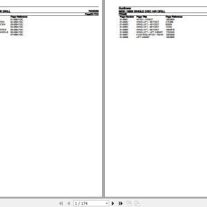 Sunflower Air Drill 9830 9850 Single Disc Parts Catalog 79035289 1