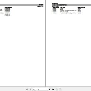 Sunflower Disc Ripper 4610 4630 Parts Catalog 79035287 1