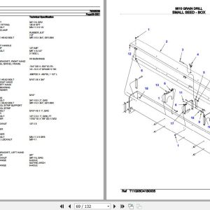 Sunflower Grain Drill 9610 Parts Catalog 79035238 3