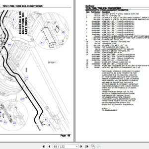 Sunflower Soil Conditioner 7212 7232 7252 Parts Catalog 79023729 3