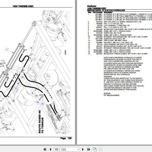 Sunflower Tandem Disc 1434 Parts Catalog 79023684 3
