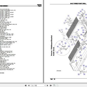 Sunflower Three Point Drill 9412 Parts Catalog 79023730 2