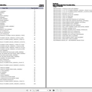 Sunflower Three Section Folding Drill 9433 Parts Catalog 79023737 1
