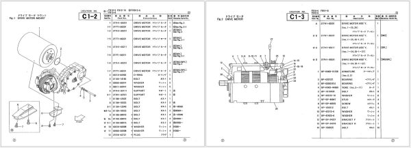 TCM Forklift FB10 6 FB15 6 FB15 16 FHB15 6 Parts Manual PB 77AF 2