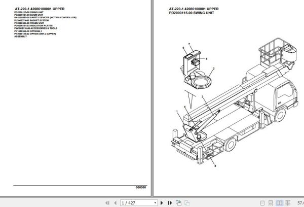 Tadano Crane AT 220 1 Spare Parts Catalog 1