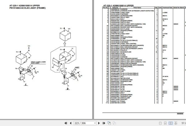 Tadano Crane AT 220 1 Spare Parts Catalog 2