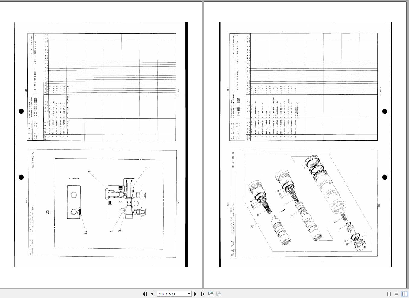 Tadano Hydraulic Crane TR 350M 2 Parts Catalog TR 350M 2 P1 1EJ 2