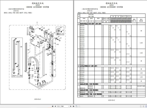 Tailift Forklift FD15 to FL35 Parts Catalog 2012 EN ZH 2