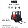 Tailift Forklift FD60 to FG100 Parts Catalog EN ZH 1