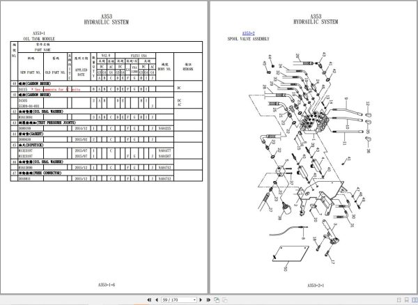 Tailift Forklift FLEXI NA 2.0 Series Parts Catalog EN ZH 2